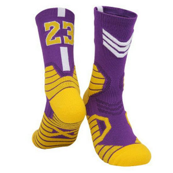 Men's and Children's Non-Slip Basketball Socks, Thickened Mid-Calf with Terry Bottom
