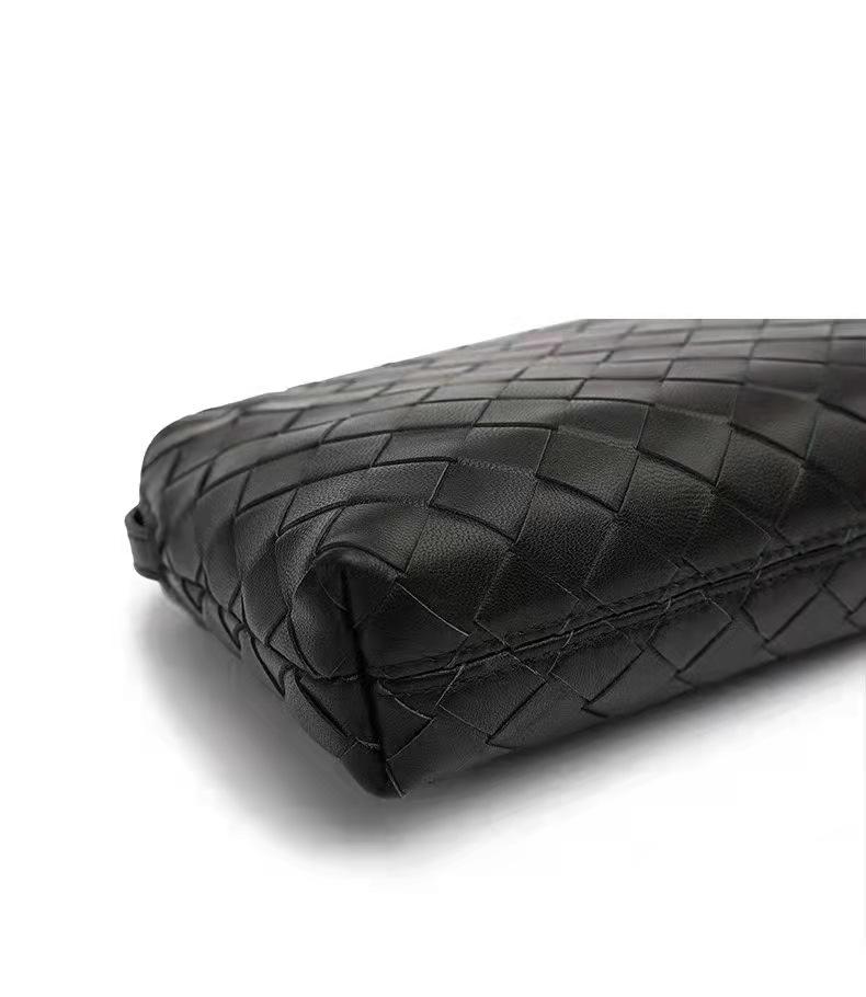 Borsa a spalla intrecciata a mano in pelle di pecora Baodiejia - Stile coreano alla moda, Classica borsa messenger versatile