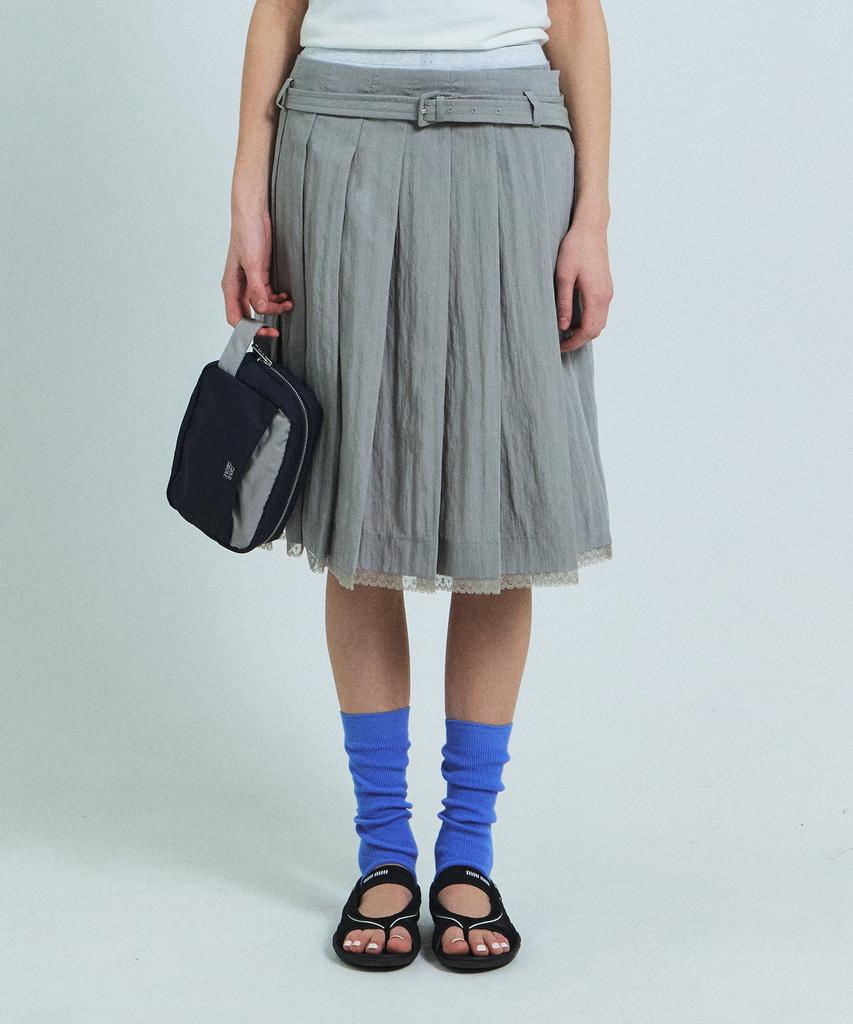 Grove Ines Midi Skirt (Gray)