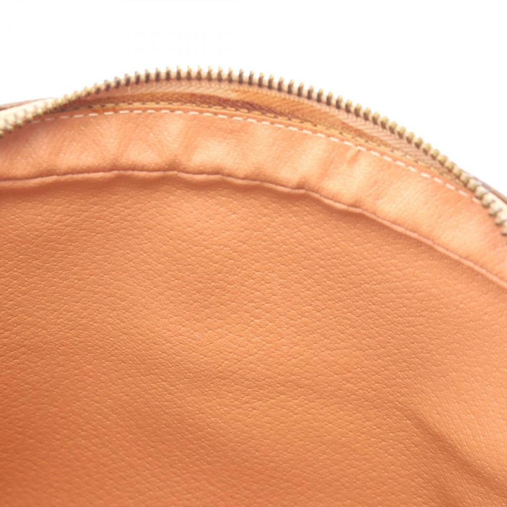 Used CELINE Macadam business bag clutch bag PVC coated canvas leather Brown Used Women