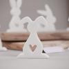 Silicone Ornament Molds Easter Rabbit Designs Easy Releasing Mold Silicone Texture Home Decors Mold for Craft Projects