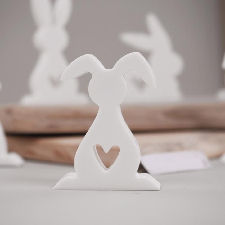Silicone Ornament Molds Easter Rabbit Designs Easy Releasing Mold Silicone Texture Home Decors Mold for Craft Projects