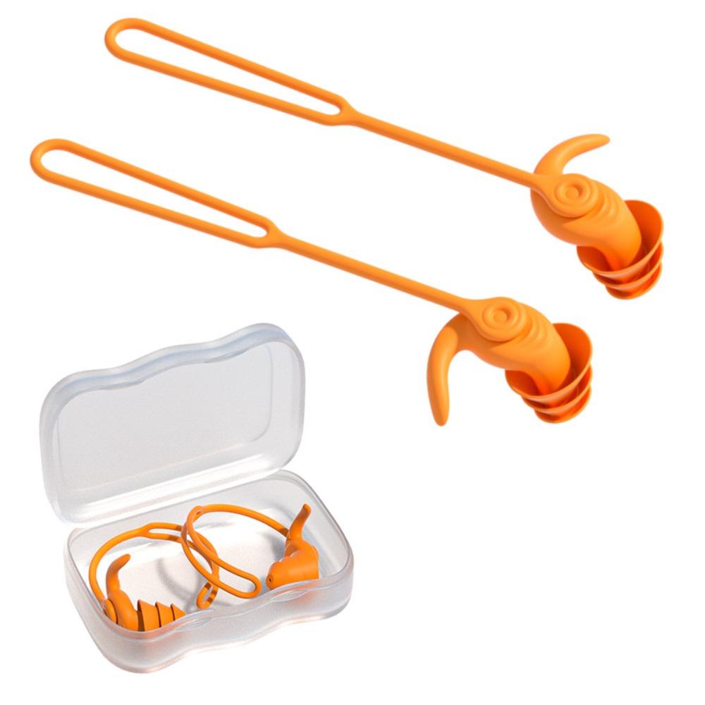 1 Pair Noise Reduction Swimming Earplugs Waterproof Sleeping Earplugs New Ear Plugs  Diving
