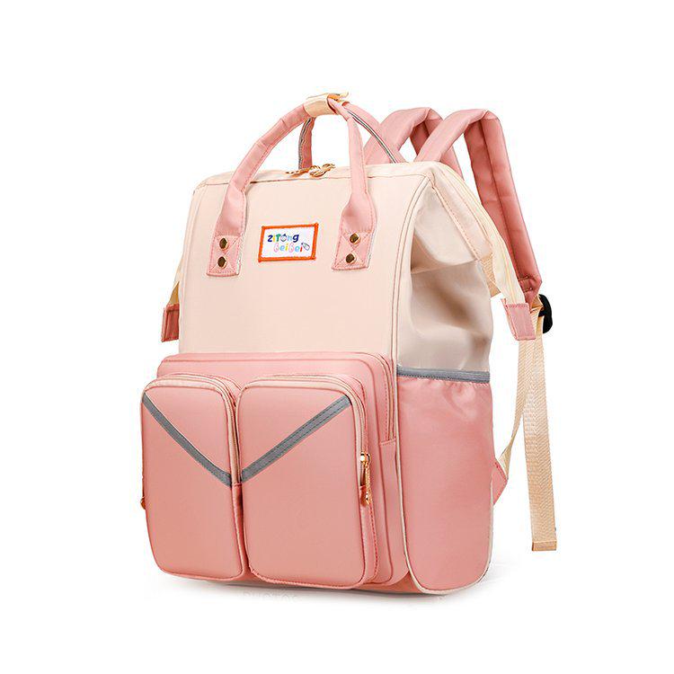 2026 Spacious Lightweight Mom & Baby Diaper Bag with Milk Storage and Double Shoulder Straps