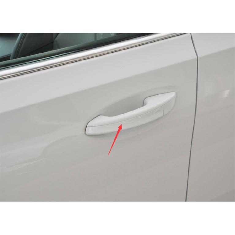 Exterior Side Door Handle Cover Trim Steel Black Fit For Cadillac CT5 -