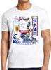 Maneki Neko Lucky Cat Fortune Happiness Wealth Meme Funny Gift Tee T Shirt M819