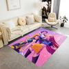 Galactic Fashion Heroes Area Rug Design for Living Rooms Dining Room Foyer Decorate Room Antislip Carpet Anime Office Decor Gift for Festivals