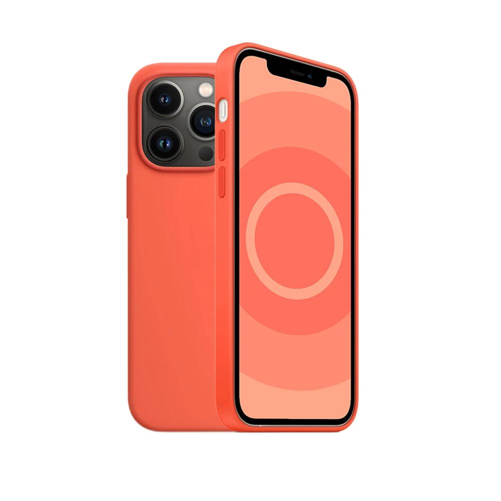 Apple iPhone 13 Pro Max pro Hülle Animation Magsafe Flüssigsilikon Magnetische Hülle für iPhone 13 Kabelloses Laden Schutzhülle