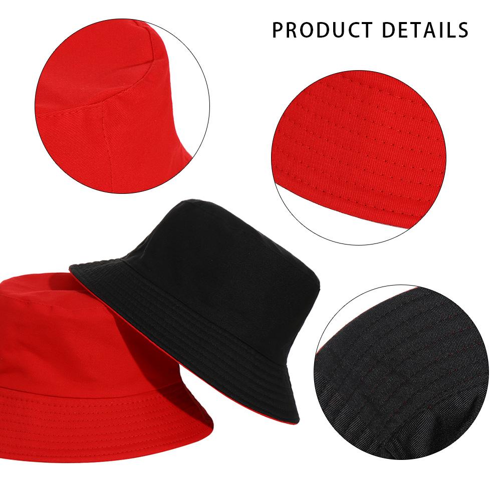 Foldable Spring Summer Big Visors Wide Brim Anti-UV Beach Cap Sun Hat Fisherman Cap Bucket Hat