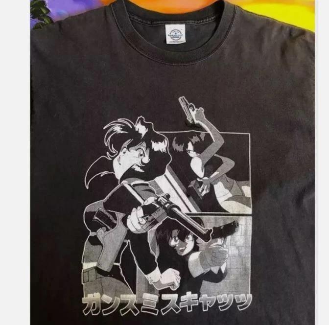 Vintage Gunsmith Cats 100% Cotton T-shirt Mens Womens Tees Top 4XL