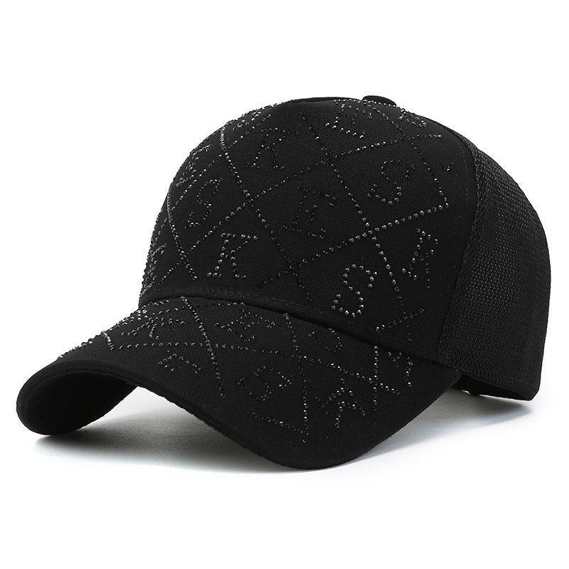 

Letter Baseball Pattern Cap Outdoor Breathable Peaked Cap Gift Protection Sun
