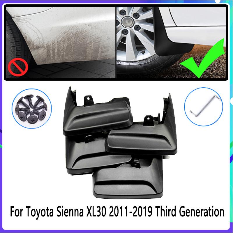 Flaps de noroi auto pentru Toyota Sienna XL30 2011 ~ 2012 2013 2014 2015 2016 Apărător de noroi Apărătoare de noroi Apărătoare de noroi Auto