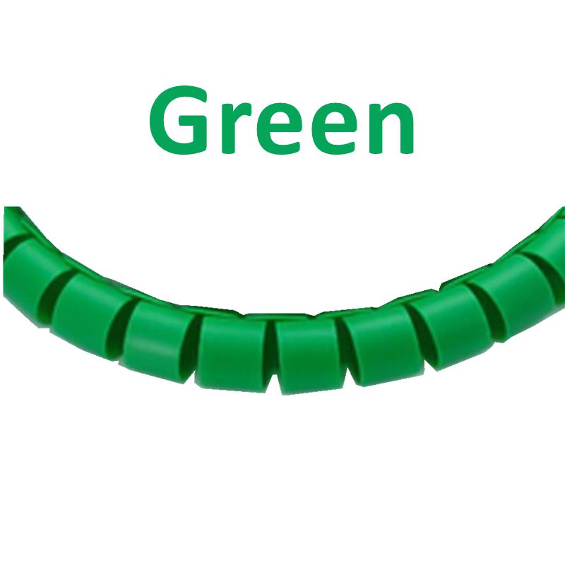 

1/1.5/3/5/10 Meter 8/10/15/20/25/30/35mm Line Organizer Pipe Protection Spiral Wrap Winding Cable Wire Protector Cover Tube 8mm&1 Meter зелений
