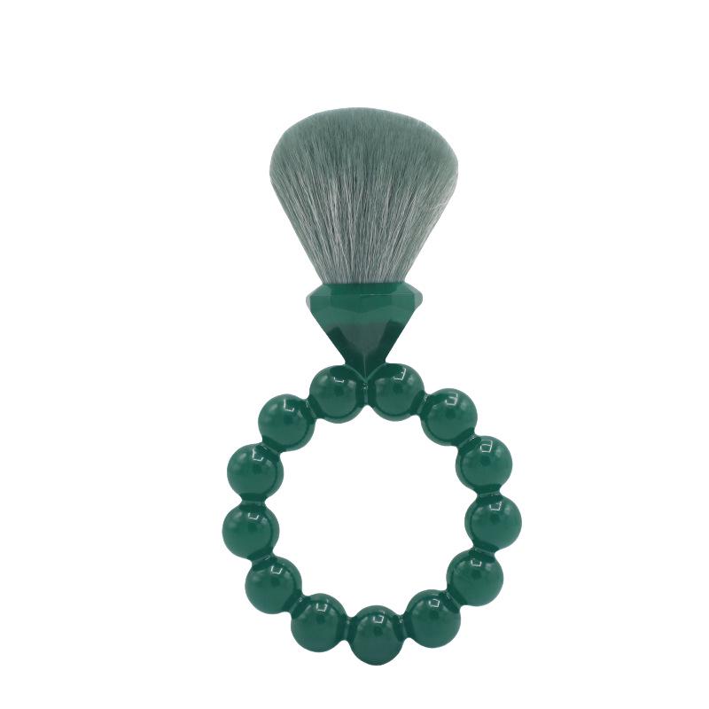 Diamond Head Portable Blush Brush - Soft Bristles for Beginners Diamond Ring Series Brush