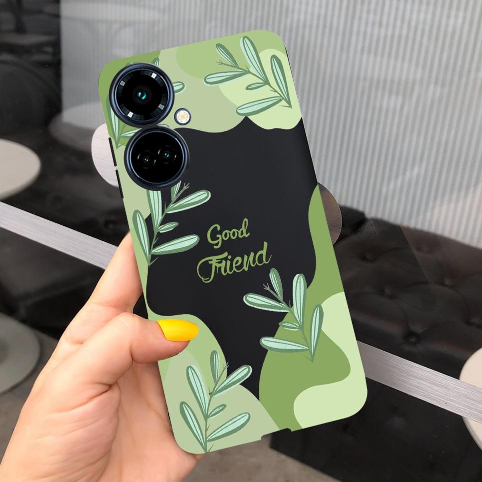 For TECNO Camon 19 Neo Case Cartoon Boy Child Fashion Phone Case Back Cover For Tecno Camon 19 Pro Camon19 Matte Soft Bumper Bag