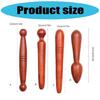 Artisanal Wooden Massage Instrument For Deep Tissue Stimulation And Comfort