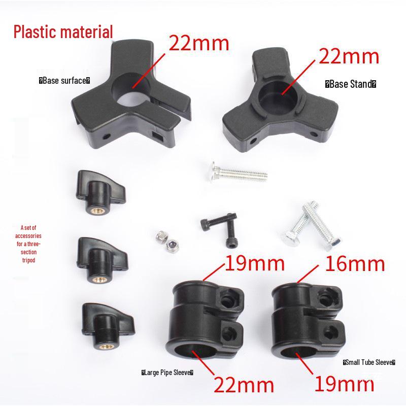 Photography Camera Tripod & Light Stand Lock Clamp Telescopic Pole Sleeve Accessories