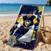 Pittsburgh Hockey Player Crosby Beach Towel, Super Soft Microfiber, Perfect Gift for Her/Him, Birthday, for Pool, Beach, Travel, Decor Beach Party