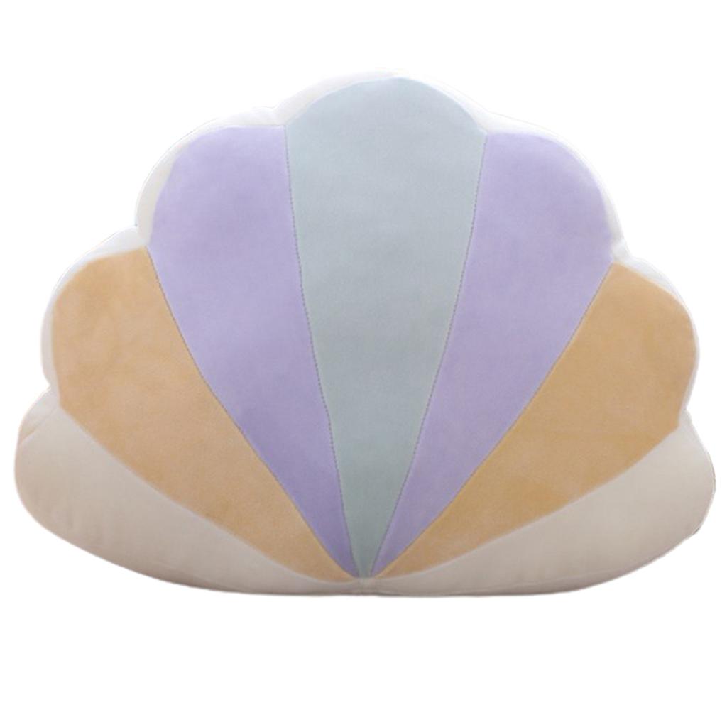 Rainbow Color Cushion Plush Toy Elastic Stuffed Plushies Back Pillow Bedside Ornament Gift For Kids Girls
