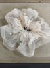 Pearl Double Layer Mesh Bun Hair Tie - Retro French High-End Style Hair Accessory