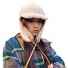 Bomber Hat Plush Earflap Hat Curved Visor Ski Hat Hooded Hat Fleece Earflap Hat Plush Trapper Hat Ear Protection Hat