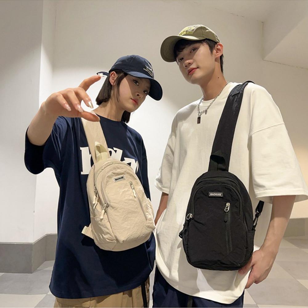Multifunctional Sling Backpack Nylon Shoulder Bag Fashion Men Chest Bag  Outdoor