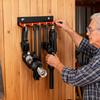Air Tool Holder 5-Slot Wall-mounted Holder Pneumatic Tool Rack For Electric Gadgets Drill Screwdriver Grinder Garage Studio