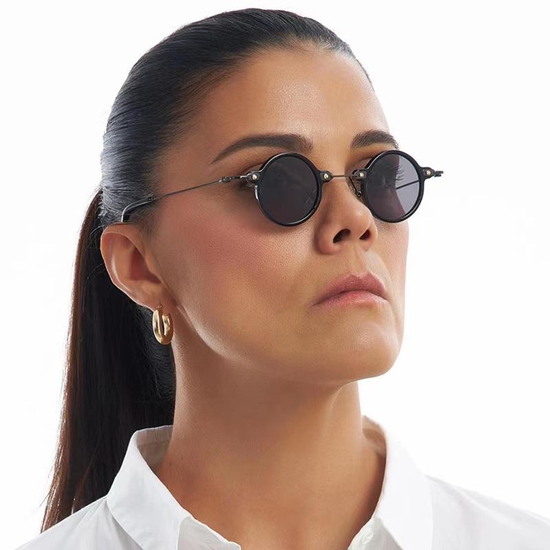 Small Frame Round Personality Hip Hop Sunglasses Retro Sunglasses Sunglasses