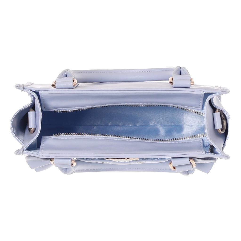 Sanrio Cinnamoroll Faux Leather Shoulder with Can be Carried by Hand or 371g Two-Way Bag, Quilted, Ruffles, Shoulder, 22x17.5x7cm,