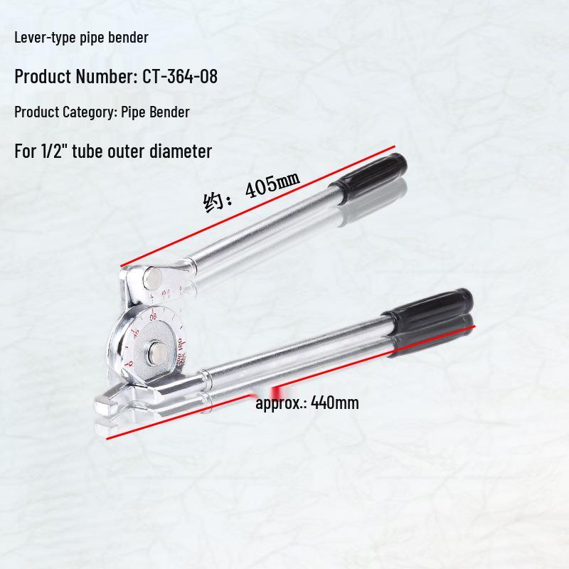 Saint-Ba Ruční ohýbačka trubek pro měď, hliník, ocel: Velikosti 6, 8, 10, 12, 19, 22