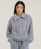 Nevel Everywear Fur Half Zip Up_Light Blue