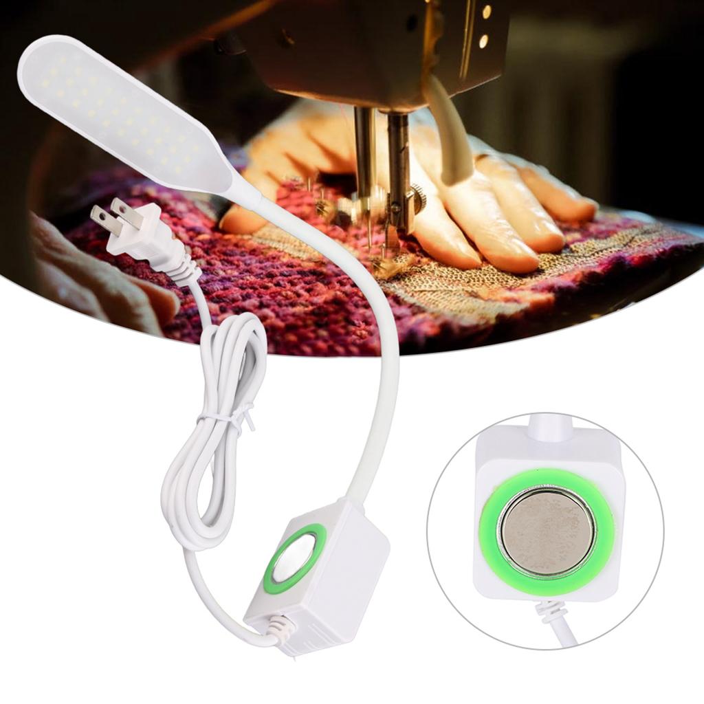 Sewing Machine LED Lamp 30 Beads Patch Working Desk Light Magnetic Base
