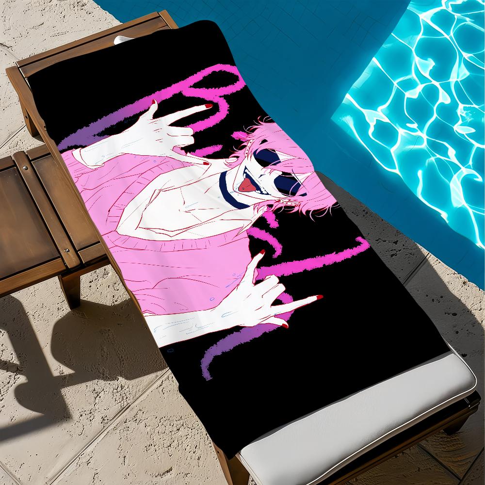 Y-yarichins anime cute B-bitch Clubs Towel Beach Quick Dry Soft Pool Towels Gift for Travel Gym Shower Camping sports