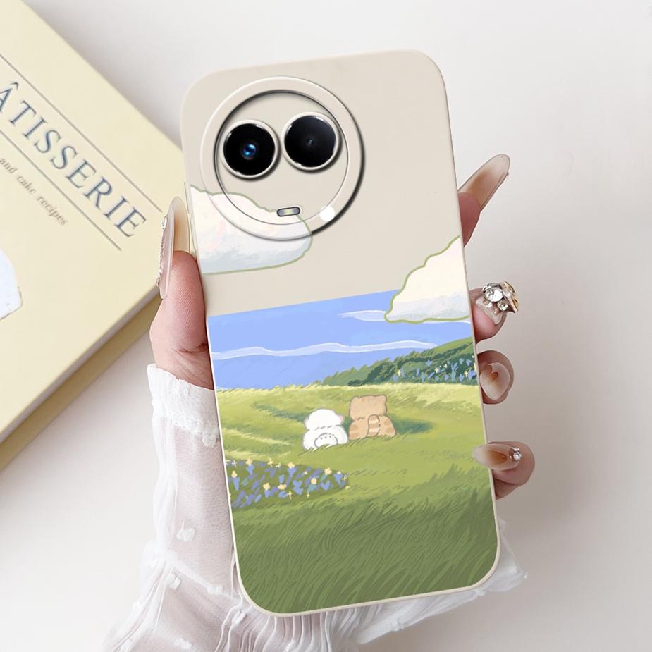 For Realme 11 5G Case RMX3780 Stylish Candy Painted Cover Shockproof Phone Case For Realme 11X Realme11 5G Soft TPU Fundas Coque