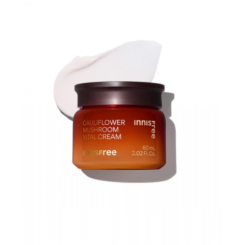 Innisfree Vital Cream Mushroom Flower 60ml FREE
