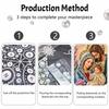 DIY 3D Pearl Diamond Painting Art Set Holy Family Home Decor Art Set Wall Art