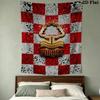 Nottingham Forest FC Wall Tapestry Aesthetic Wall Hanging Printed Fabric Blanket Decorative Tapestries for Bedroom Living Room Home Decor