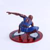 Hot Movie 9Cm Spider-Man Figure Model With Base Pvc Statue Creative Desktop Decor Collectible Trendy Toy Surprise Figure Gift