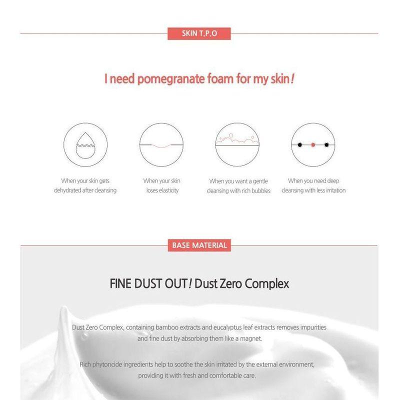 FRUDIA - Pomegranate Nutri-Moisturizing Sticky Cleansing Foam