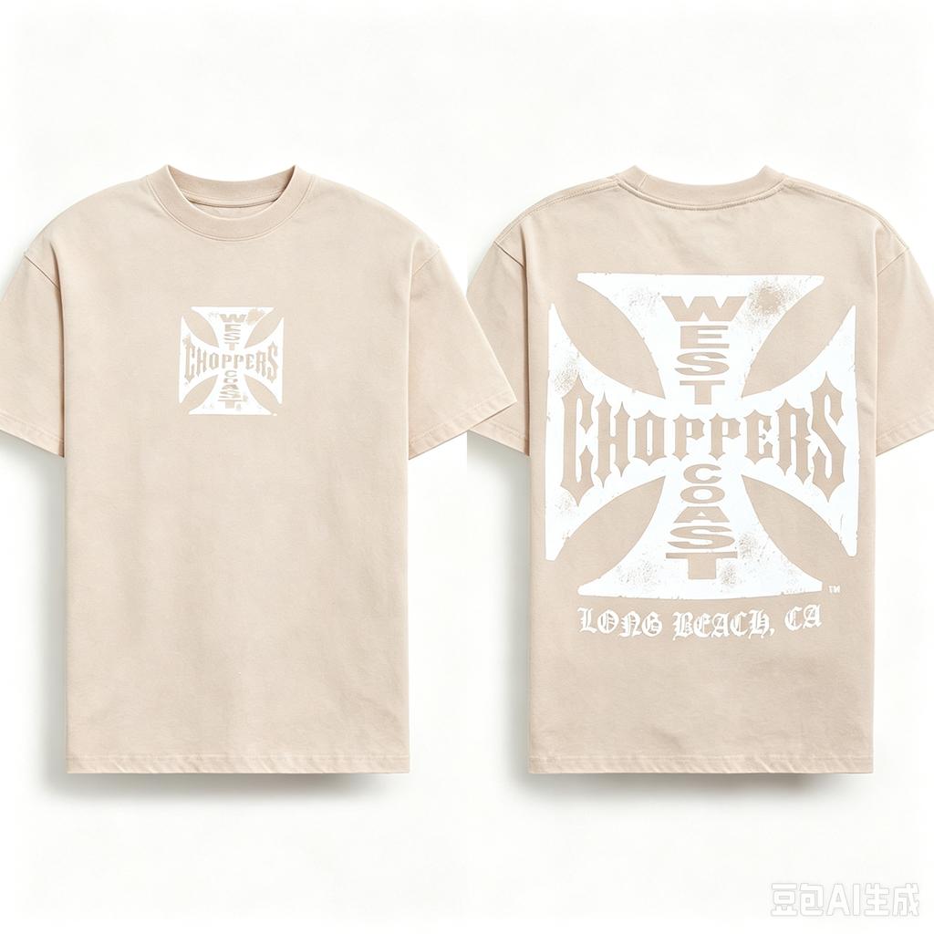 West Coast Choppers Core Logo T-Shirt Men Women Oversized Streetwear Y2k Retro Hip Hop Harajuku Short Sleeve Casual Loose Female Male Clothing