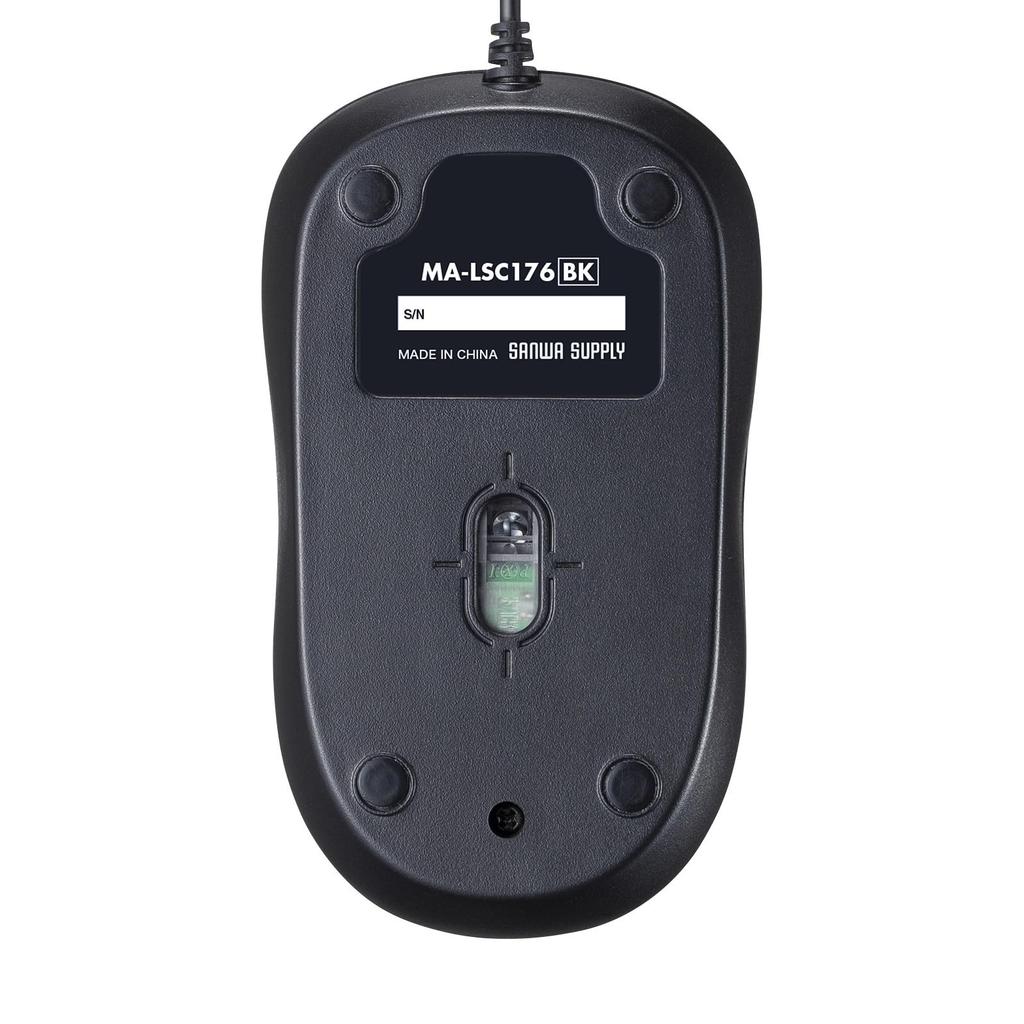 Sanwa Supply Wired Laser Mouse Type-C MA-LSC176BK