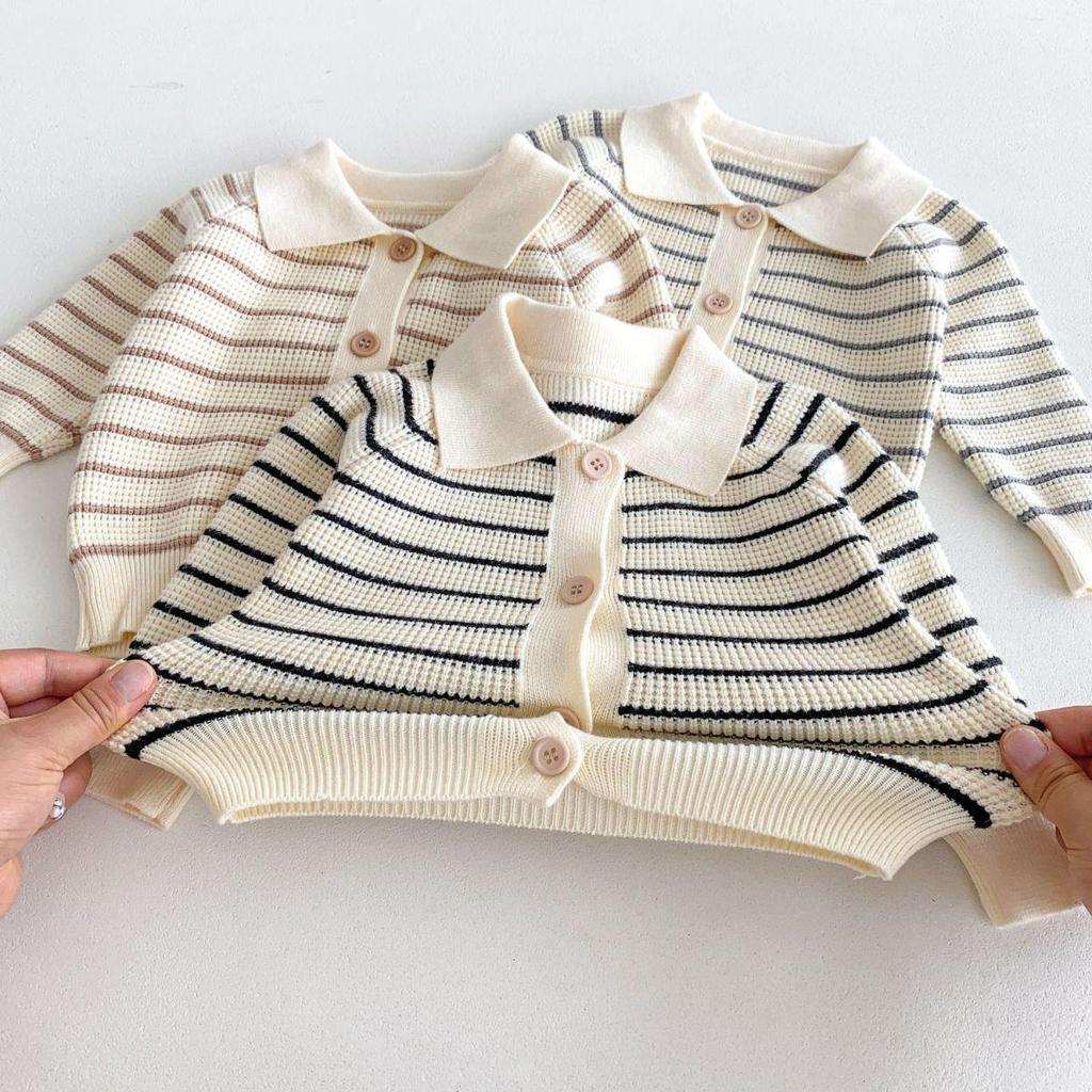 Set Pulover de Toamnă pentru Bebeluși și Salopetă Tricotată - Drăguț și la Modă pentru Primăvară/Toamnă