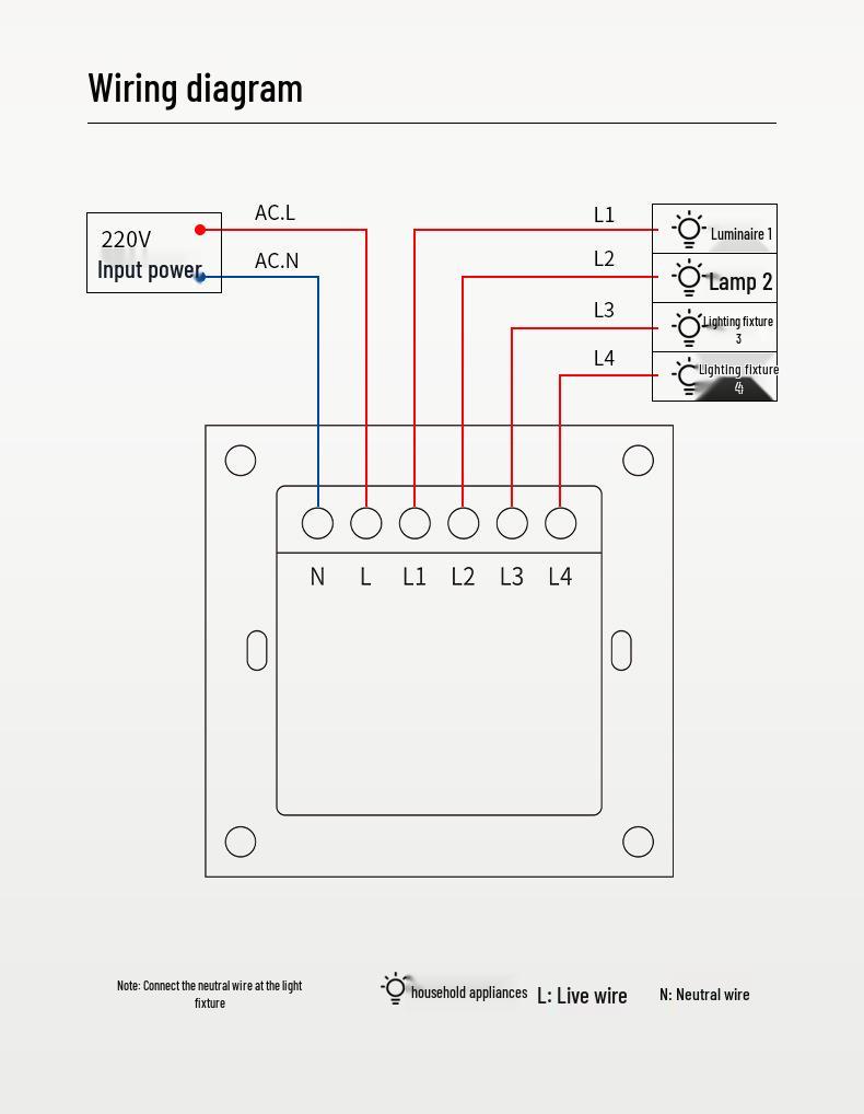 Smart Switch with AG Skin-feel Panel Connects To Mijia APP, Supports Xiao Ai Voice Control, Remote, and Touch Control.