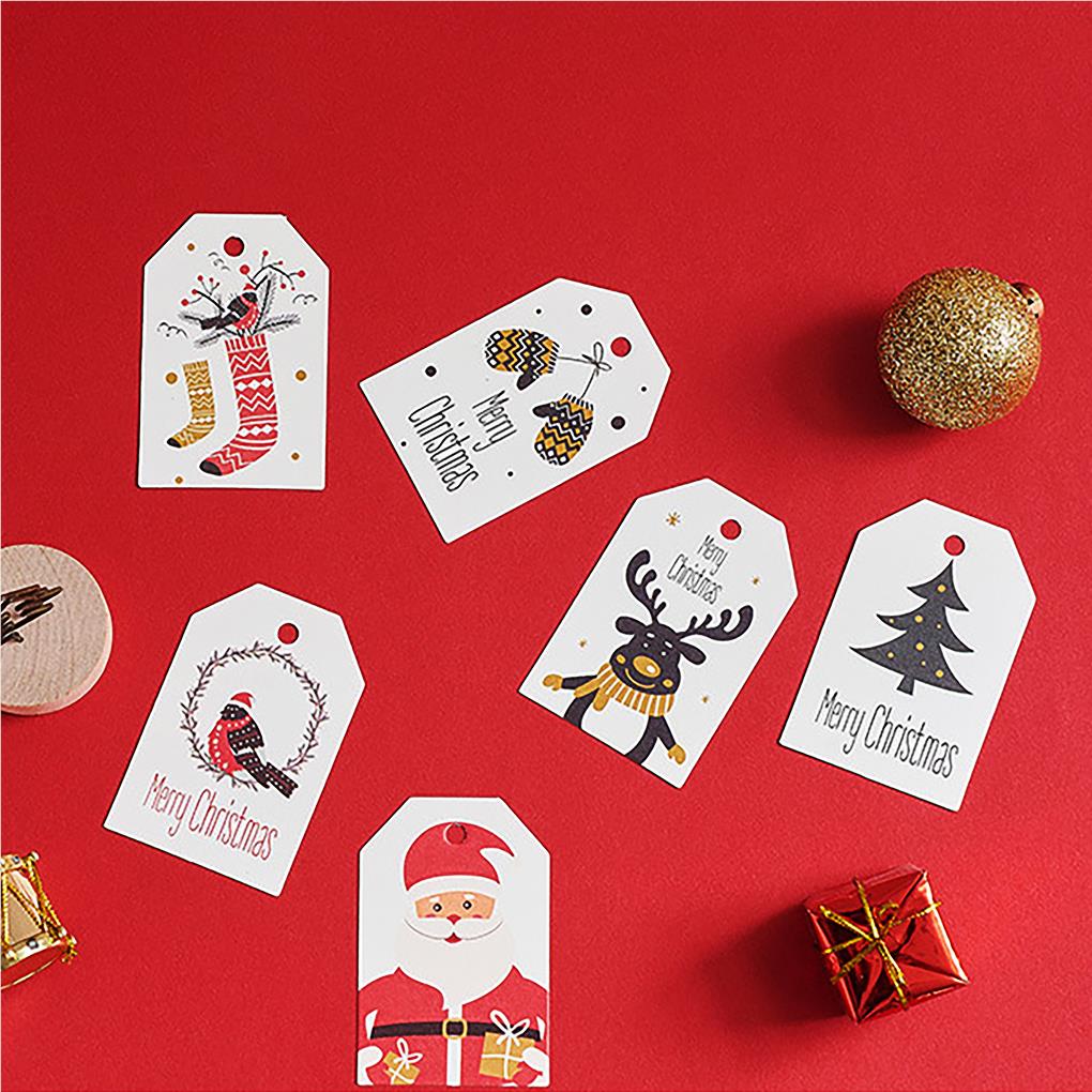Weihnachtsthema Papier DIY Bastelpapier Etikett Home Office Feiertagsdekoration Hängendes Ornament