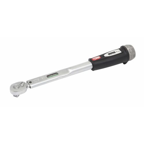 TONE Preset Torque Wrench (Direct Set/Hold Type), T3MN25H, 9.5mm (3/8") Drive, Black, 25N?m