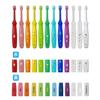 L APIS: Lapis Baby Toothbrush, Dentist-Recommended, Happy Colors, 12-Pack, Animal-Patterned, Baby Teething Safe Design, Gift for Babies Ages 1, 2, and
