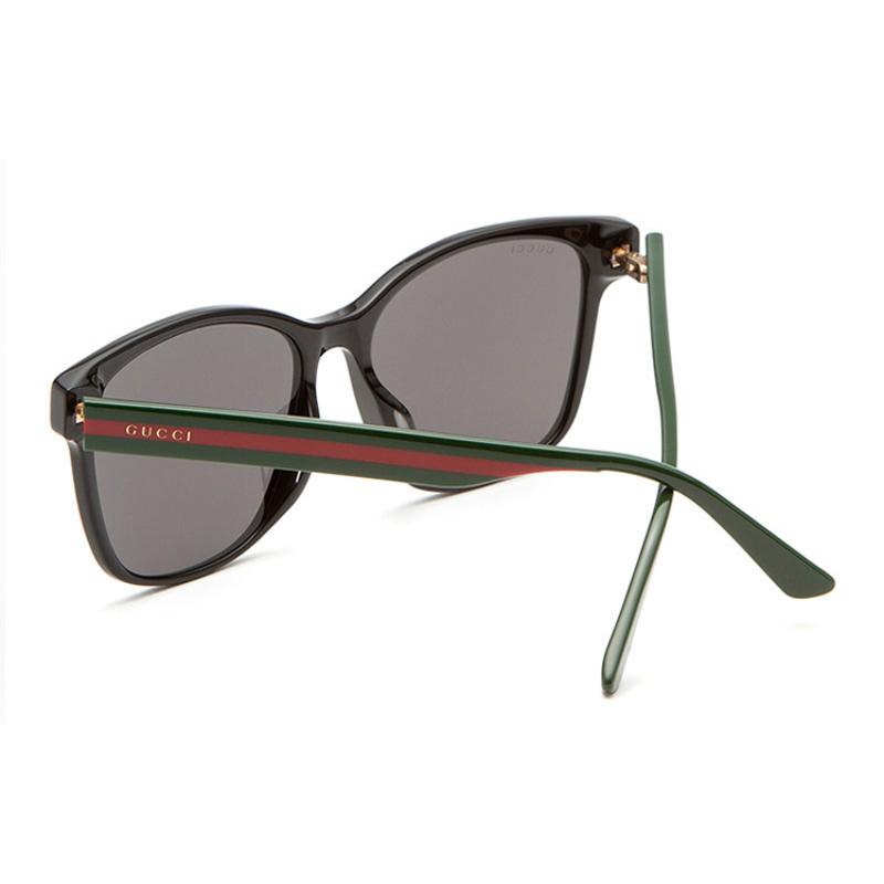 GUCCI Trendy Sunglasses Plate Frame Square Sunglasses Unisex Couple Style