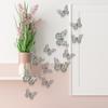 Pack of 24 Wall Art Stickers Room Mirror Decals PVC Craft Self Adhesive Removable Home Wedding Decor Refrigerator Tile
