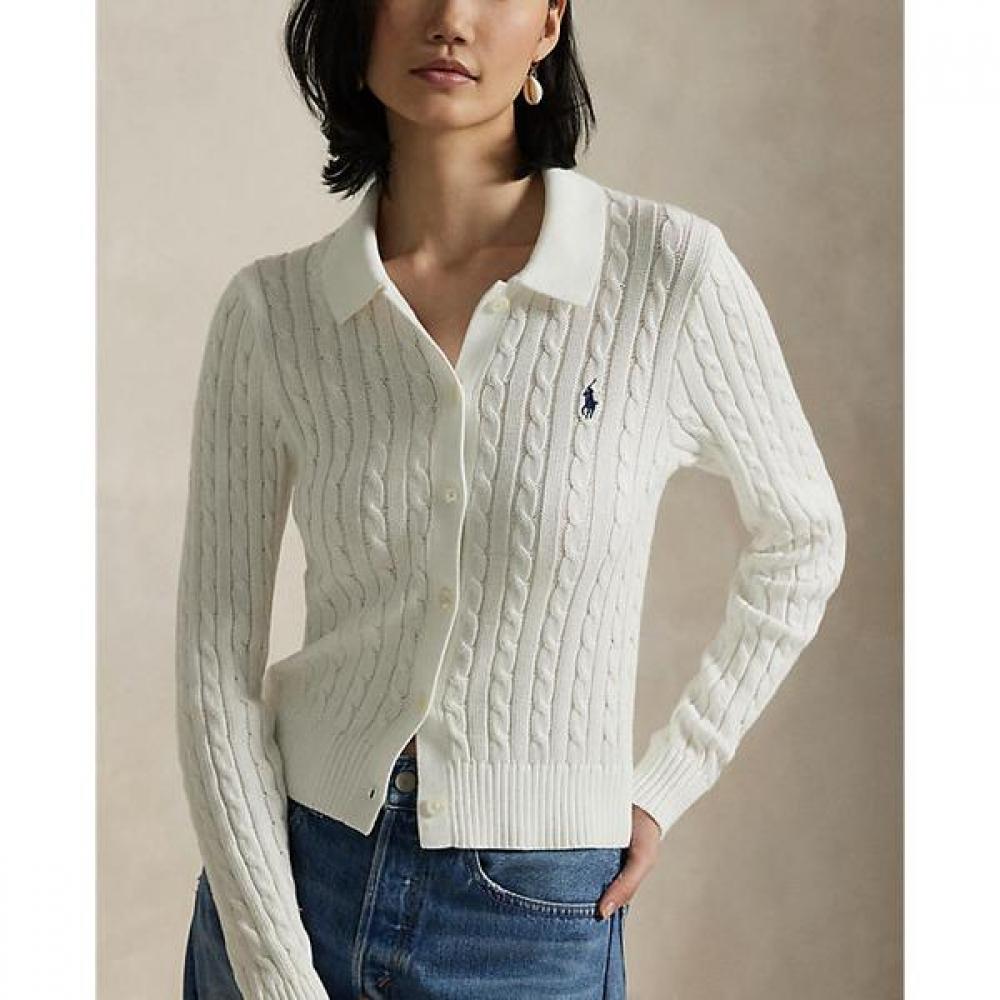 Polo Ralph Lauren Women S Cable Knit Cotton Cardigan wmpoSwendw20399100