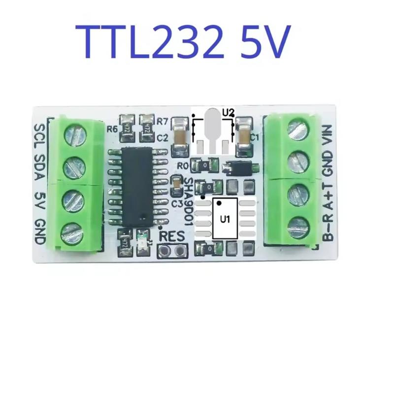 Industrial Temperature and Humidity SHT30 Sensors Adapter Board RS485 TTL232 Analog Remote -40-125℃ 0-100%RH Module